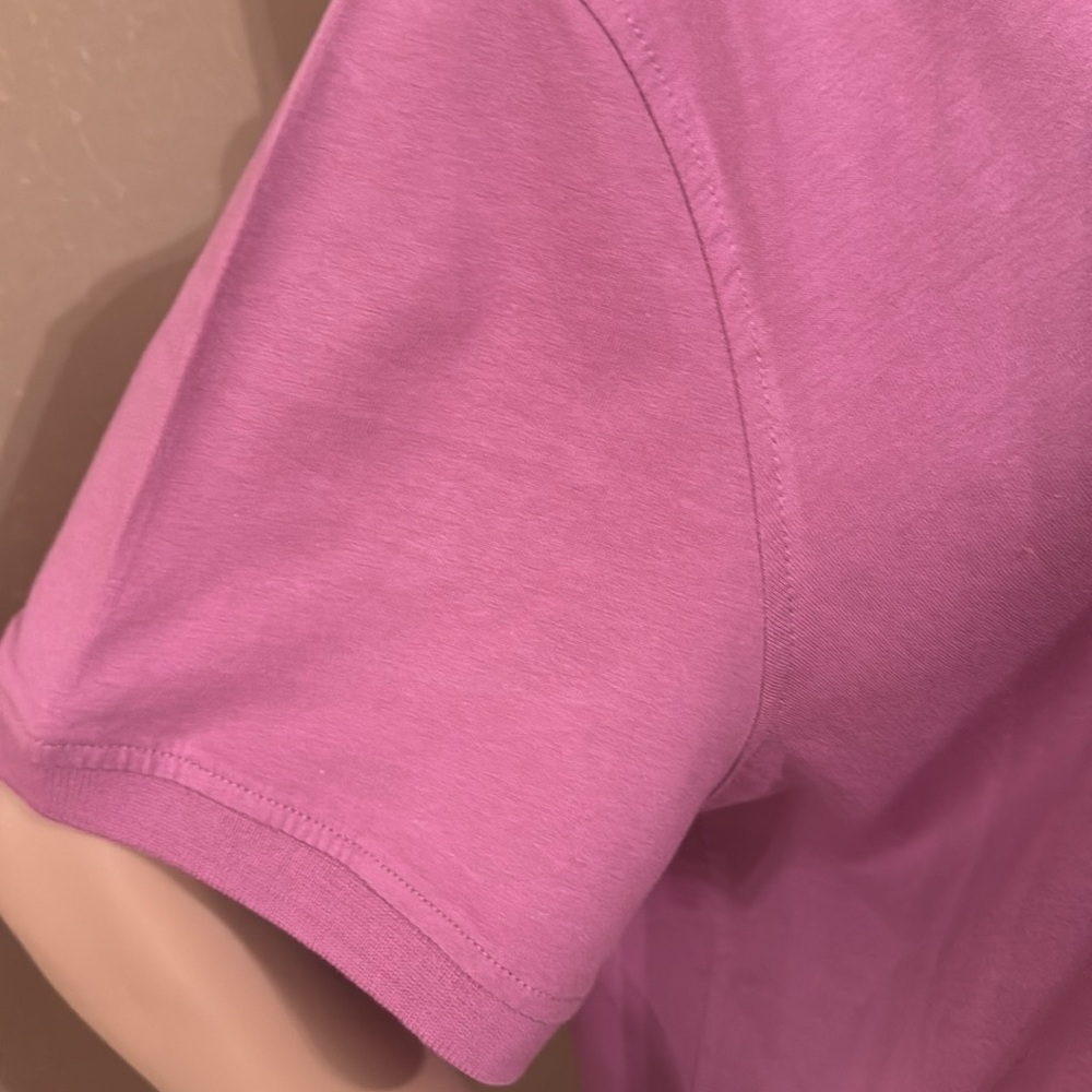 Woman Within Pink Polo Shirt Tunic sz 26 28 2X - Picture 3 of 6